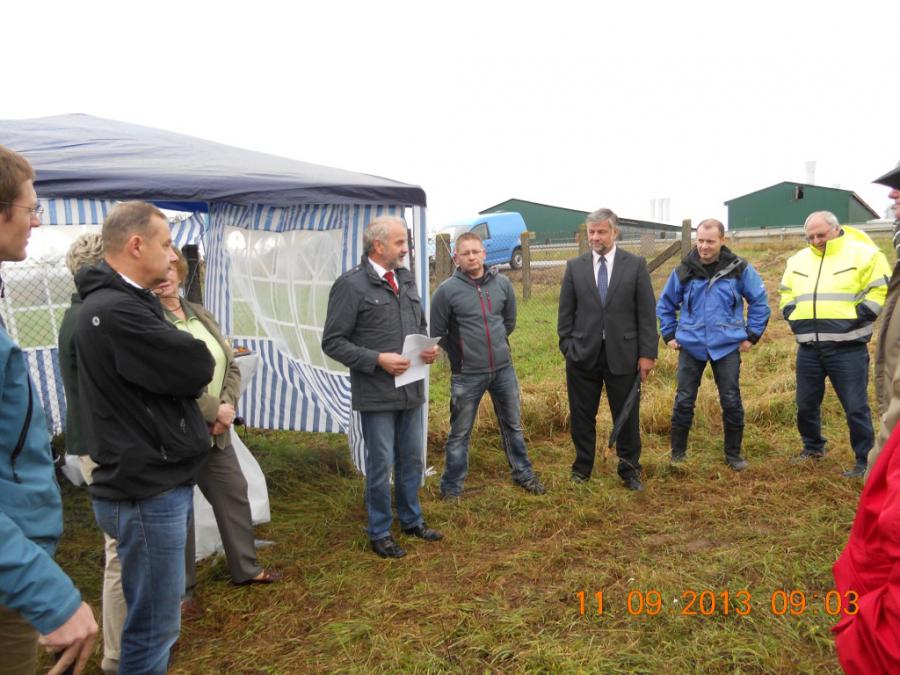 Inbetriebnahme des Fernwasserübergabeschachtes Nienstedt
