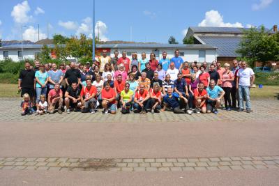 Foto von den Teilnehmern des Wasserverbandes „Südharz“ am Wettbewerb „Mission Olympic“