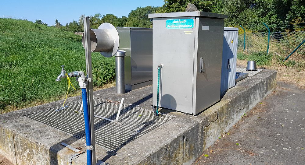 Beprobung und Freigabe des geklärten Abwassers