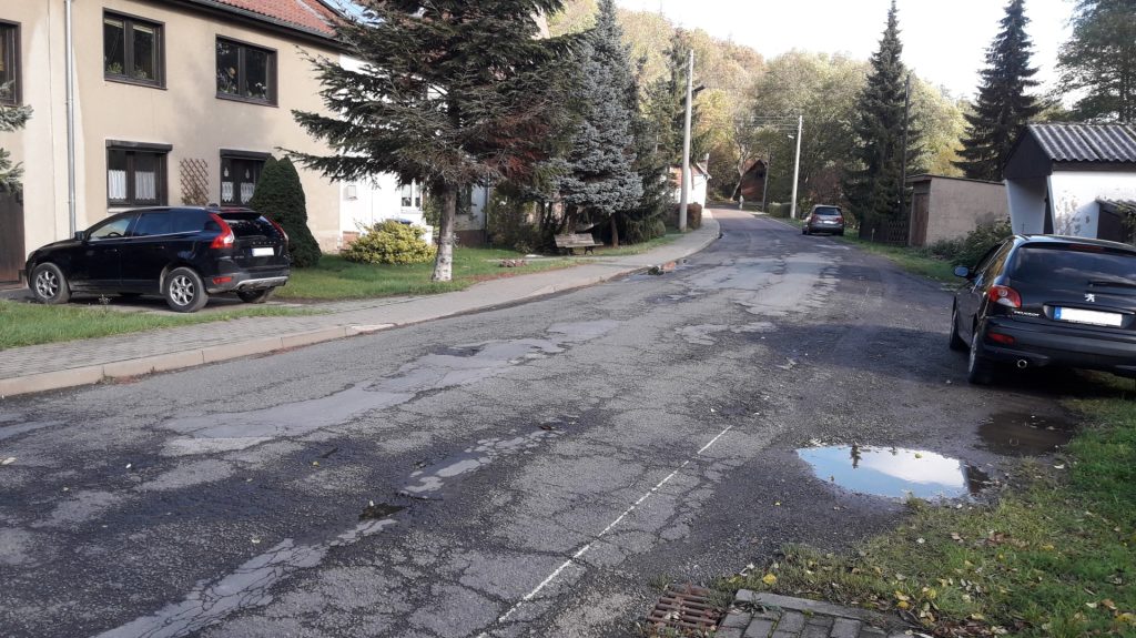 Foto vom Bau der Schmutzwasserkanalisation Ortsnetz Friesdorf