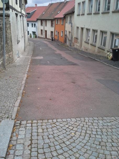 Neuverlegung von Abwasserkanälen und Trinkwasserleitung im Rahmen des grundhaften Ausbaus der Probstgasse im Jahr 2018, Bild2