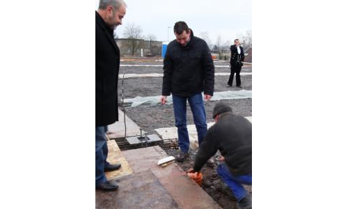 Grundsteinlegung Baubetriebshof