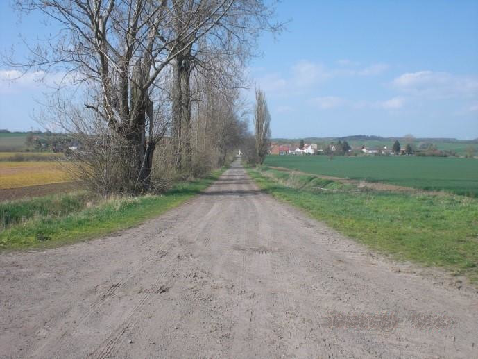 Straßendecke vor den Bauarbeiten